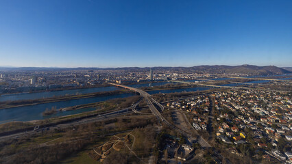 Aerial View of Vienna, Austria