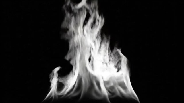 Flames rising from a gooey substance against a dark background