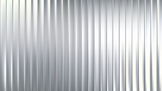 White fractal gradient glass bg texture with vertical effect pattern. Background lines vector and 3d prismatic prism with ribbed line. Acrylic fractal smooth and premium texture.