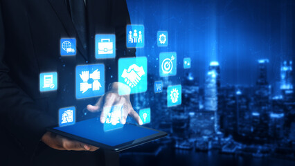 B2B strategy and technology transforming business-to-business operations, optimizing communication,...