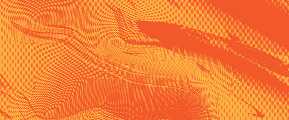 Colorful backgrounds. Gray and orange sports pattern widescreen background with blank space for Your text or image, usable for banner, poster, Ads, events, party, celebration, and various design works