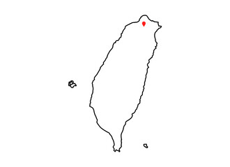 map of Taiwan