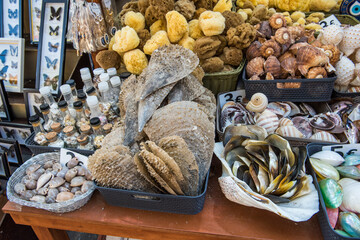 Traditional vegetable washcloth sea sponge. Greece, Rhodes
