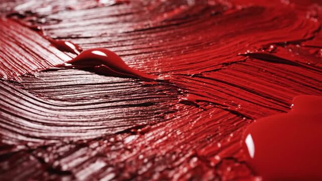 Abstract red paint strokes texture surface background