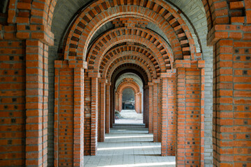 Fototapeta premium The DaYuChunQiu Cultural Park Architectural Complex in Shangqiu, Henan Province, China