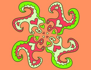 Heart Octopus 