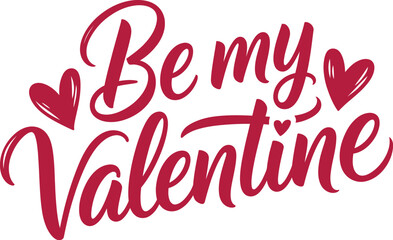 A romantic Valentine's Day message with hearts on a white background