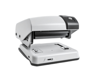 Office stapler isolated on a transparent background for design element