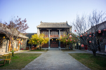 The ancient buildings of the Chen Family Courtyard in the ancient city of Shangqiu, Henan Province, China