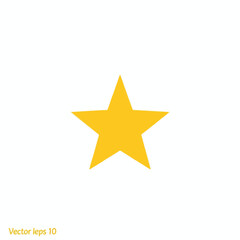 Obraz premium Yellow Star Icon