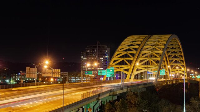 Daniel Carter Beard Bridge Big Mac Cincinnati Ohio Timelapse