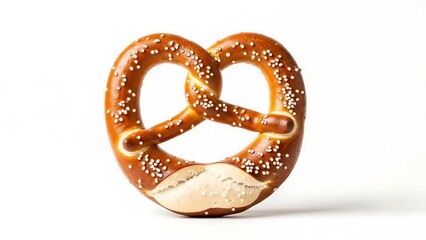 Delicious Pretzel with Sesame Seeds.
