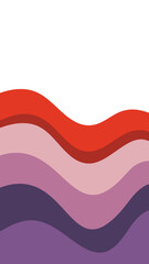 Abstract Colorful Wave Pattern