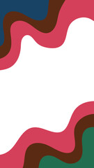 Abstract Wavy Colorful Background