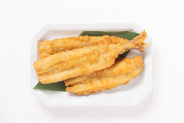 サヨリ　唐揚げ