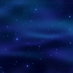 Langit malam berbintang yang menakjubkan dengan nuansa biru dan ungu yang cerah.