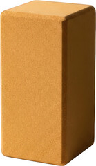 Cork yoga block for balance and support during fitness practice