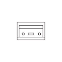 Fototapeta premium cassette icon