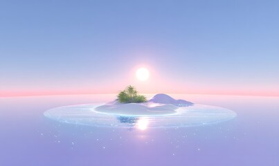 Frutiger Aero style background, generation AI 