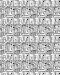 Seamless 3D geometric cube pattern background for modern abstract design