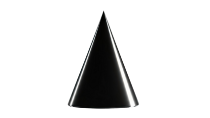 Glossy Black Cone