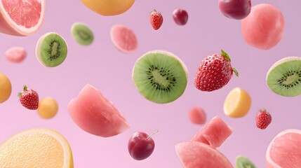 Clear fruit image, photo , generation AI 