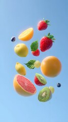 Clear fruit image, photo , generation AI 