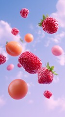 Clear fruit image, photo , generation AI 
