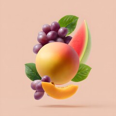 Clear fruit image, photo , generation AI 