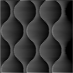 Seamless 3D geometric cube pattern background for modern abstract design