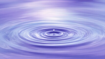 A serene water ripple effect in soothing purple hues creates a calming atmosphere.