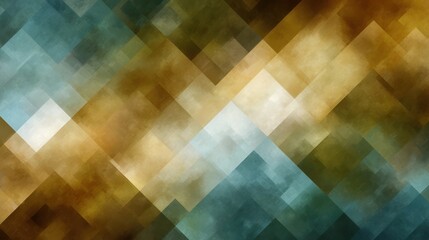 An abstract diagonal pattern of earthy and cool tones in a textured, modern design.