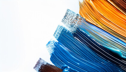 Paintbrush Stroke Closeup