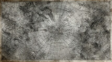 Chart Showing Detailed Linework and Texture With an Antique Style for Navigation and Exploration Purposes Across Various Regions
