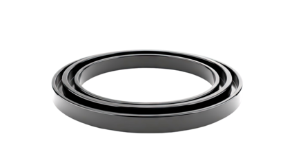 Nested Black Rings on White Background