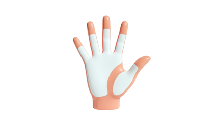 Stylized 3D Cartoon Hand