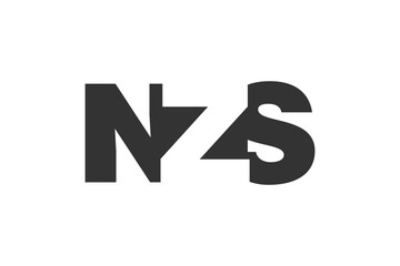 NZS logo design. Initial letter N Z S bold font style for tech startups, consulting, corporate branding. Creative company name, headlines typography identity, trendy logotype.