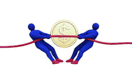 Tug of War Over a Golden Dollar Coin