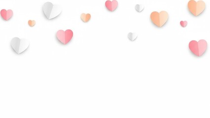 Abstract pink and white bokeh light effect background