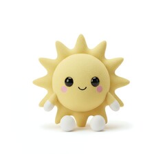 Obraz premium 3d little yellow sun
