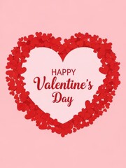 Five fabric hearts on blue background