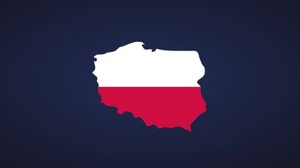 Clean and minimal representation of Poland for official use