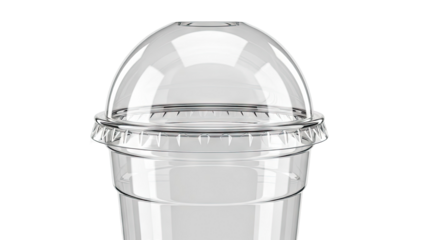 Clear Dome Lid Plastic Cup