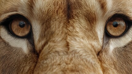 A close-up view capturing the captivating gaze of a wild cat. The piercing eyes of this magnificent animal evoke curiosity and mystery.
