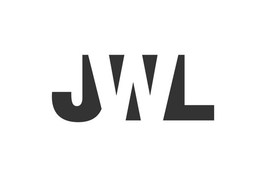 JWL logo design. Initial letter J W L bold font style for tech startups, consulting, corporate branding. Creative company name, headlines typography identity, trendy logotype.