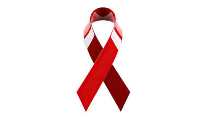 Red Ribbon Awareness Symbol