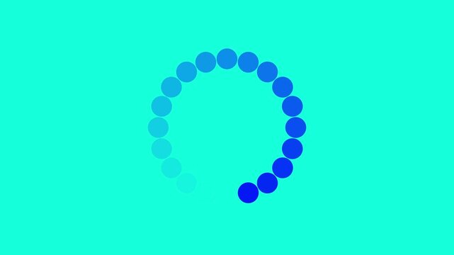 4K motion graphic with green screen of Loading circle   loading bar video. Animation of preloader animation web  interface buffering upload with alpha
