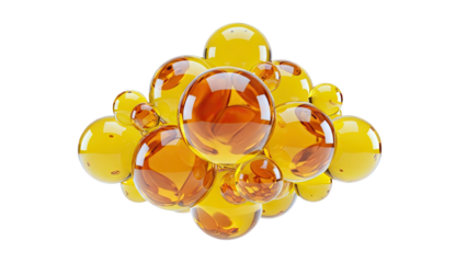 Amber and Yellow Spheres