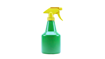 Green Spray Bottle with Yellow Trigger
