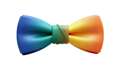 Rainbow Bow Tie